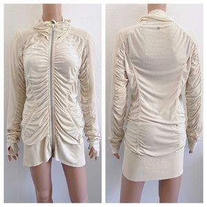 Lululemon Cream Zip Up Jacket
